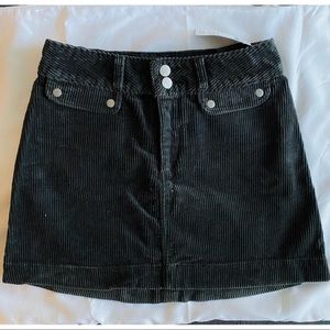 Black Velvet Skirt - Abercrombie & Fitch